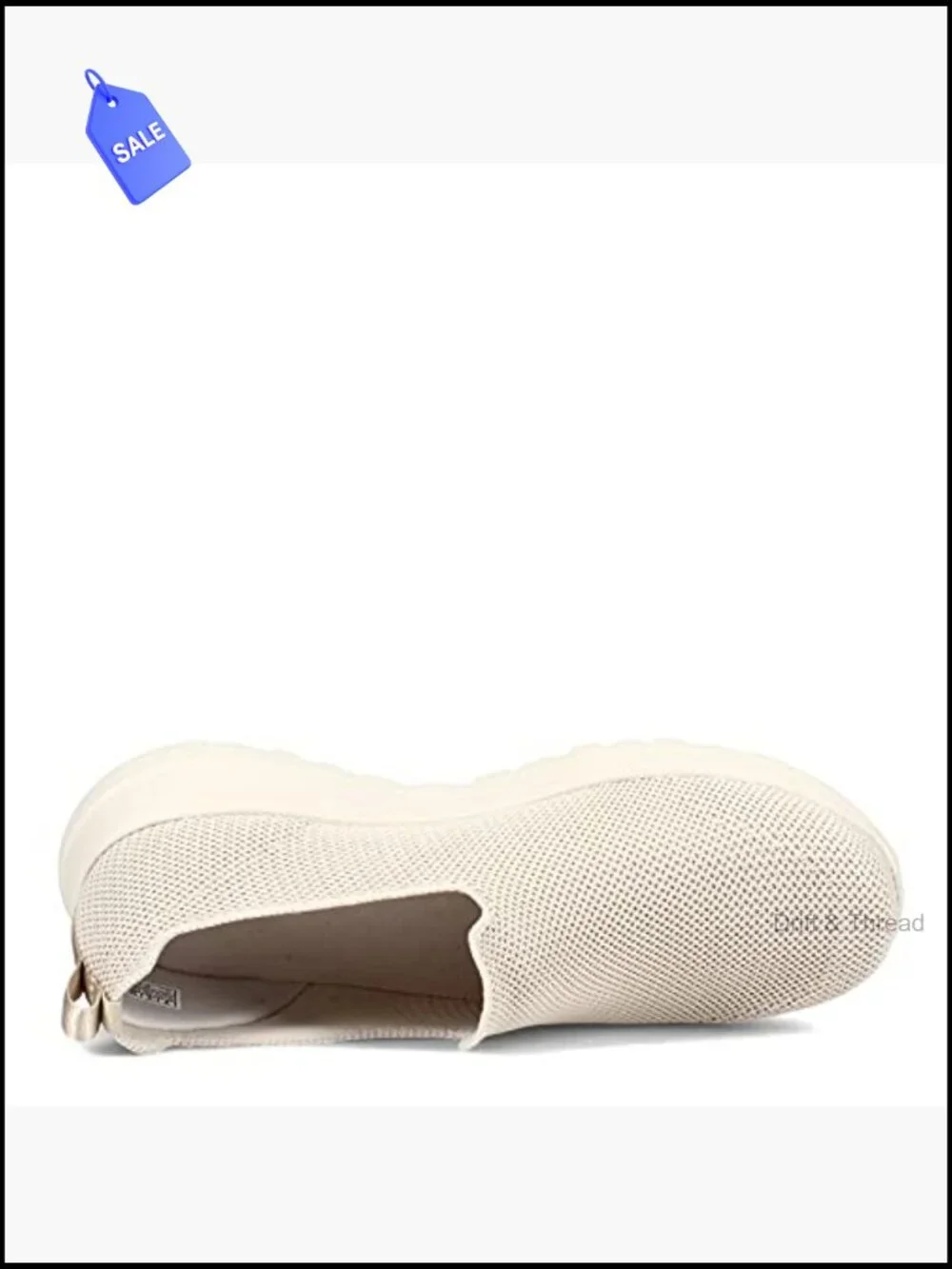 Walking Shoes Slip-On Stretch Fit Breathable Sneakers Memory Foam - Picture 7 of 7